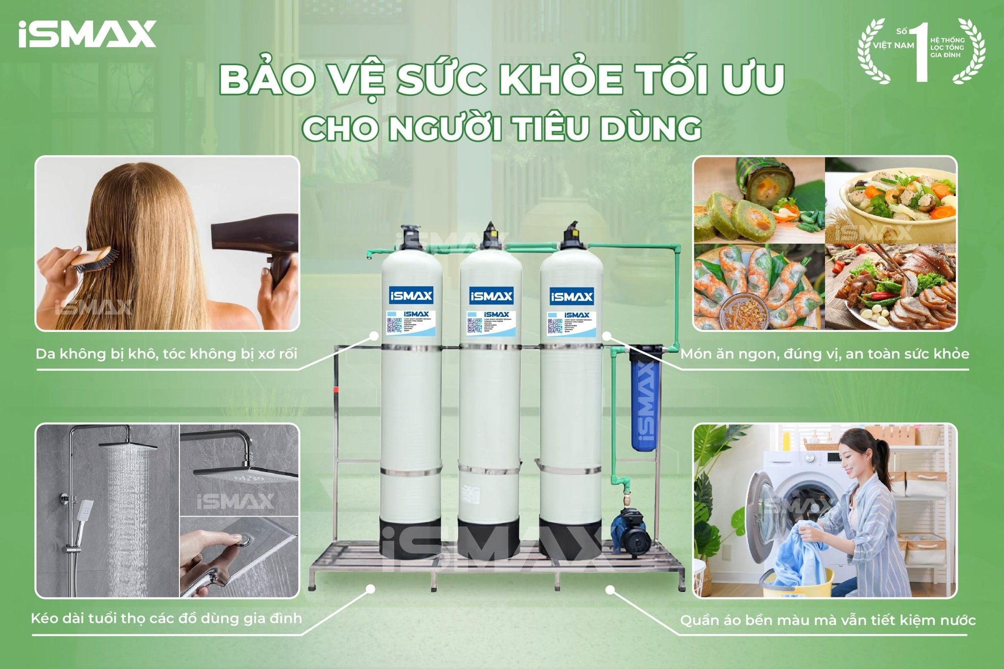 Lợi ích khi sử dụng hệ thống lọc nước gia đình