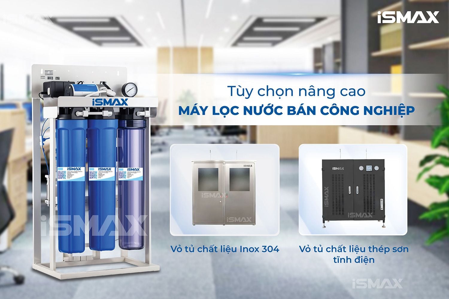 Lựa chọn linh kiện nâng cao khi mua máy lọc nước bán công nghiệp 30l h