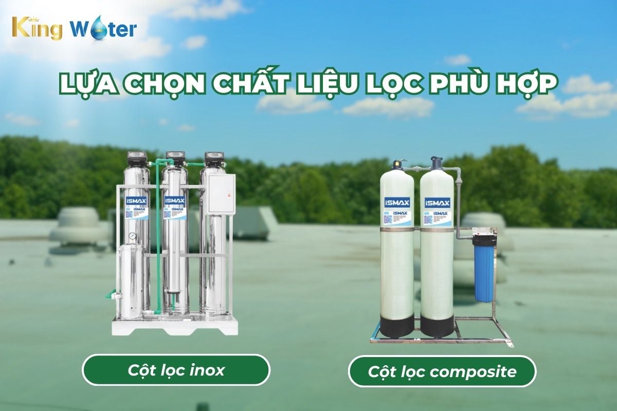 Lựa chọn chất liệu lọc phù hợp cho hệ thống lọc tổng đầu nguồn