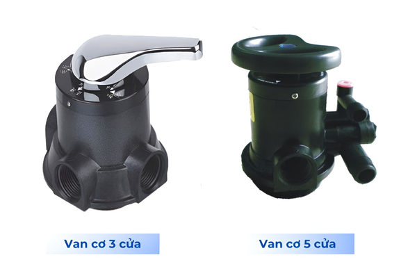 Van Cơ lọc tổng đầu nguồn có 2 loại
