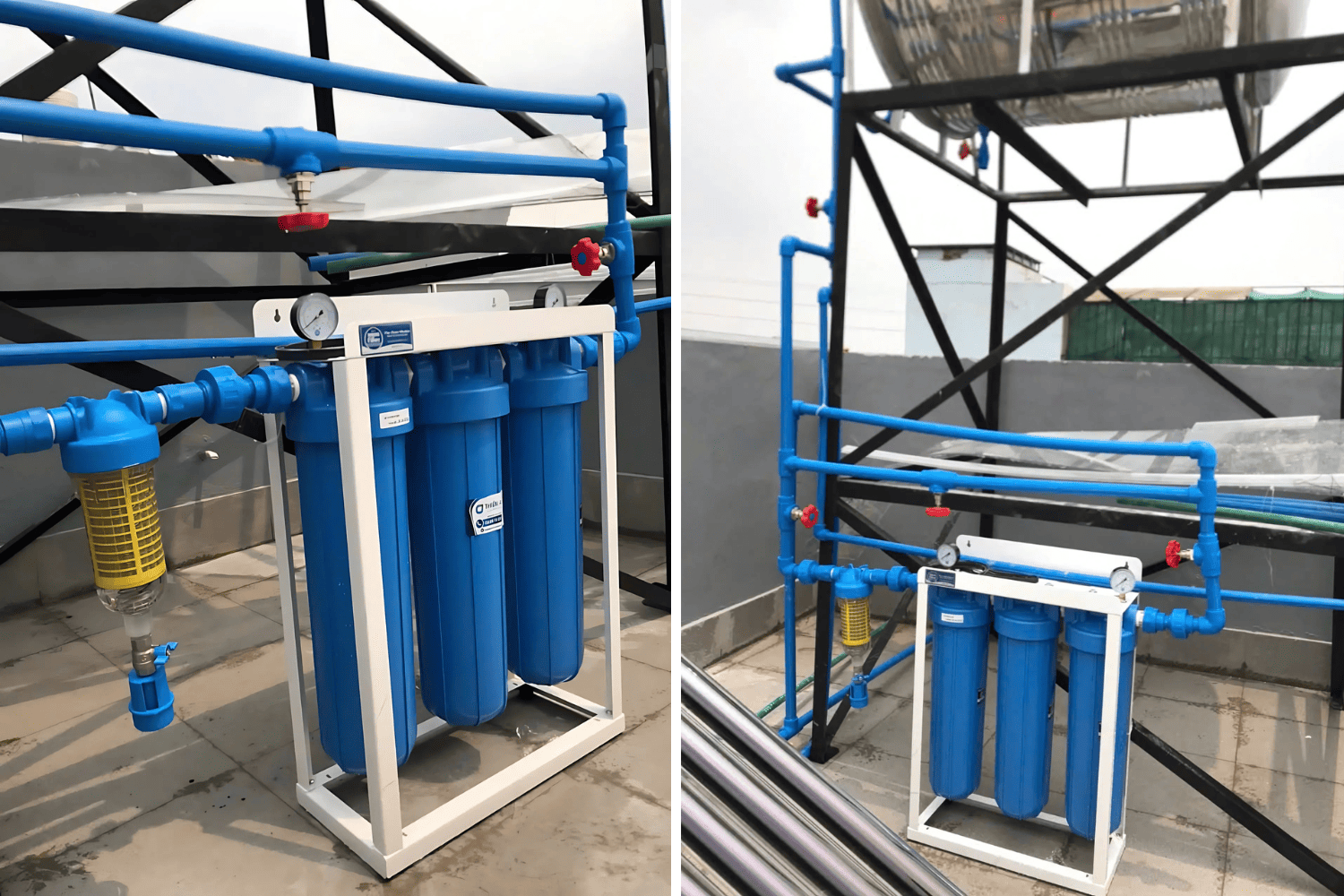 Hệ thống lọc nước đa tầng Bigblue Plus tích hợp các cấp lọc tự động mạnh mẽ