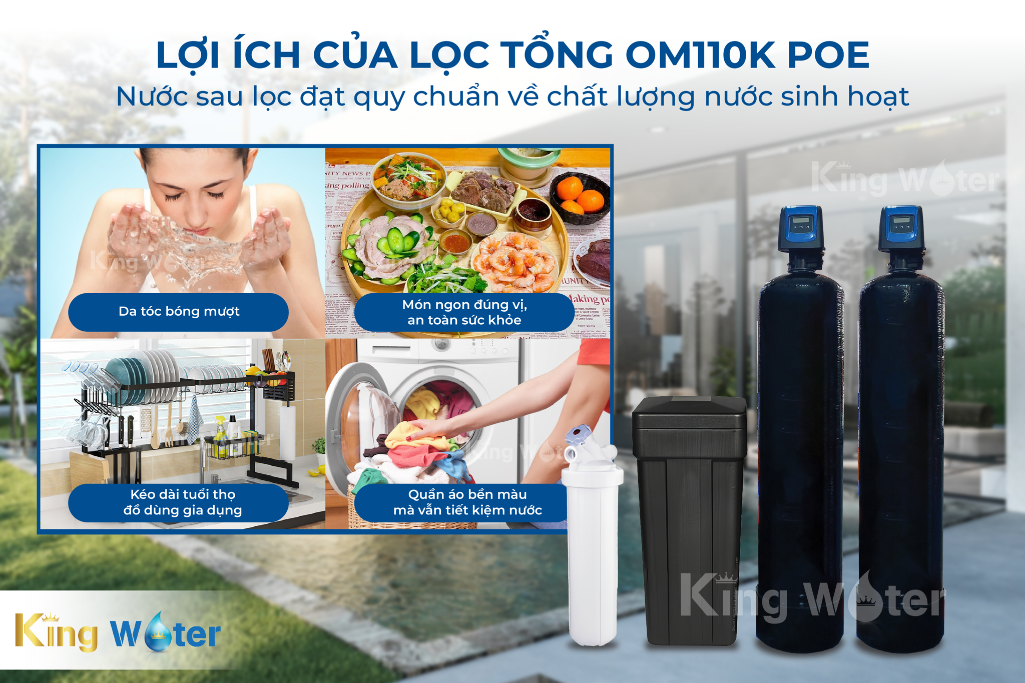 Việc đầu tư vào máy lọc tổng đầu nguồn Pentair OM110K POE là sự đầu tư cho sức khỏe, tiện nghi và cả chất lượng cuộc sống của cả gia đình