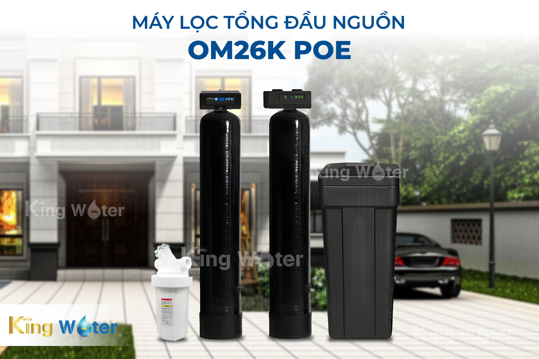 Pentair OM26K POE – Lọc tổng sinh hoạt toàn diện cho căn hộ, chung cư