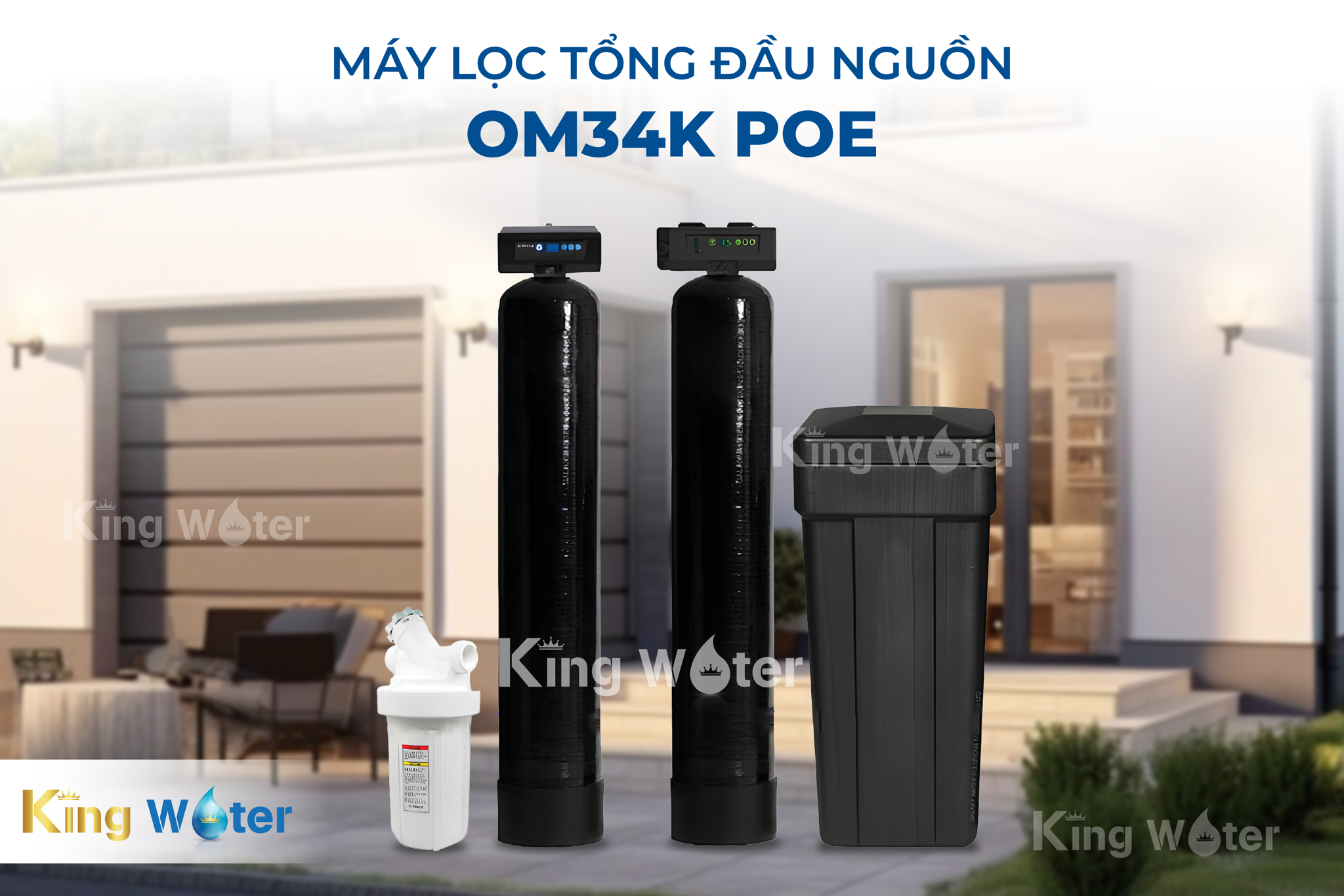Pentair Pentair OM34K POE - Lọc tổng nước sinh hoạt cho nhà nhỏ, biệt thự