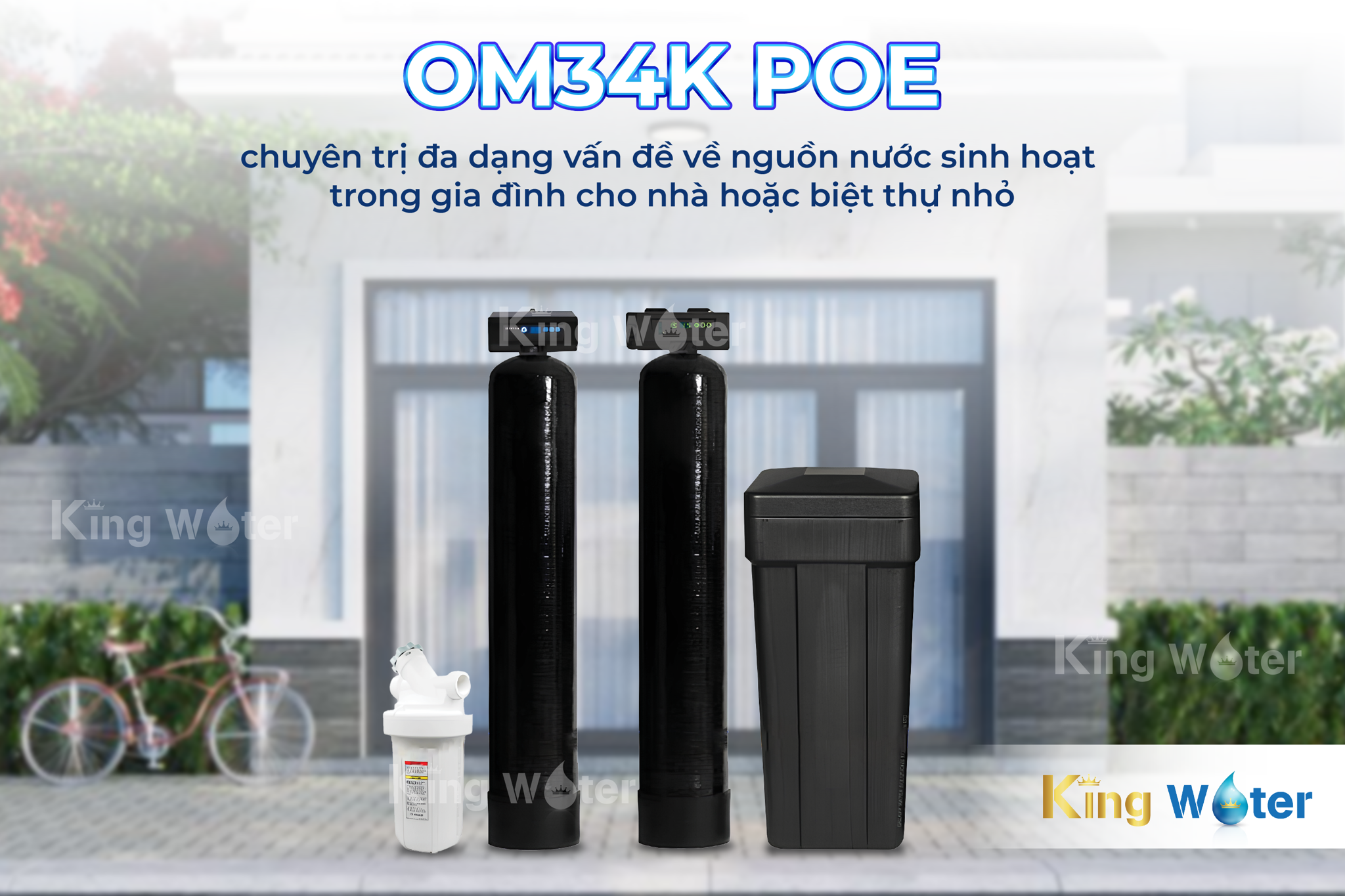 Pentair Pentair OM34K POE - Lọc tổng nước sinh hoạt cho nhà nhỏ, biệt thự