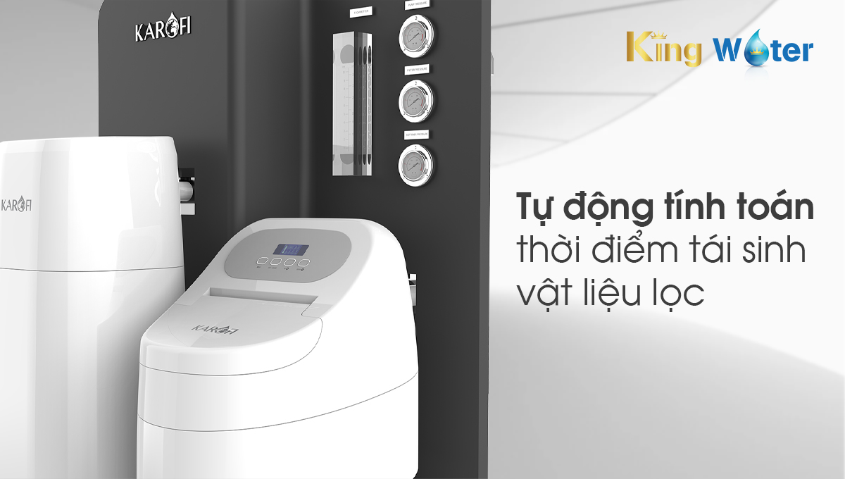 Chức năng tự động sục rửa và tái tạo vật liệu lọc