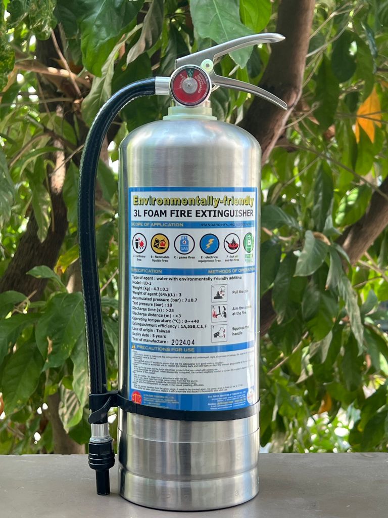 NHỮNG LOẠI BÌNH CHỮA CHÁY CHO XE ĐIỆN HIỆN NAY