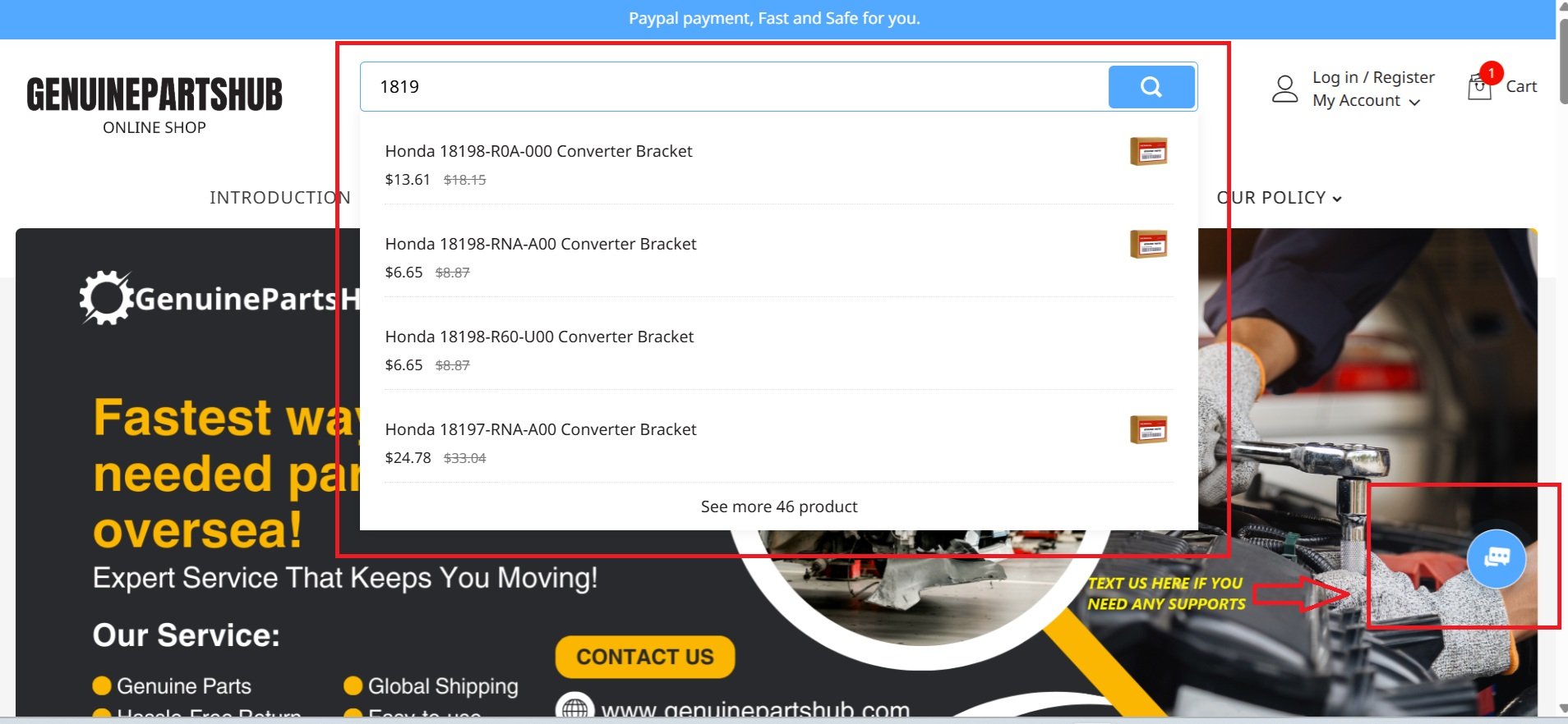 search product