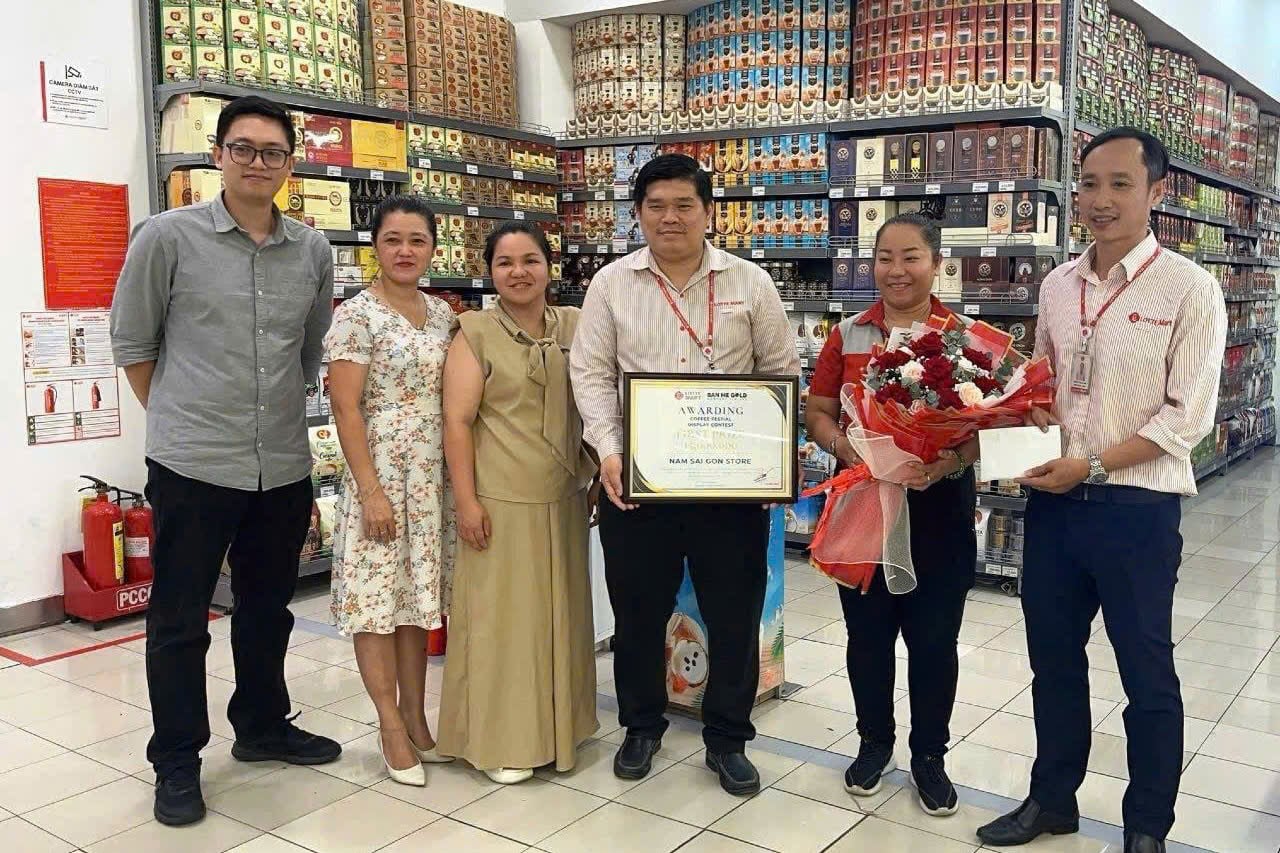 BAN ME GOLD TRAO GIẢI TRƯNG BÀY ẤN TƯỢNG - DOANH SỐ BỨT PHÁ TẠI LỄ HỘI CÀ PHÊ 2025