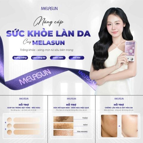 Đẹp Tự Tin Với Melasun – Viên Ngậm Trắng Da Chống Lão Hóa Hot Nhất Hiện Nay