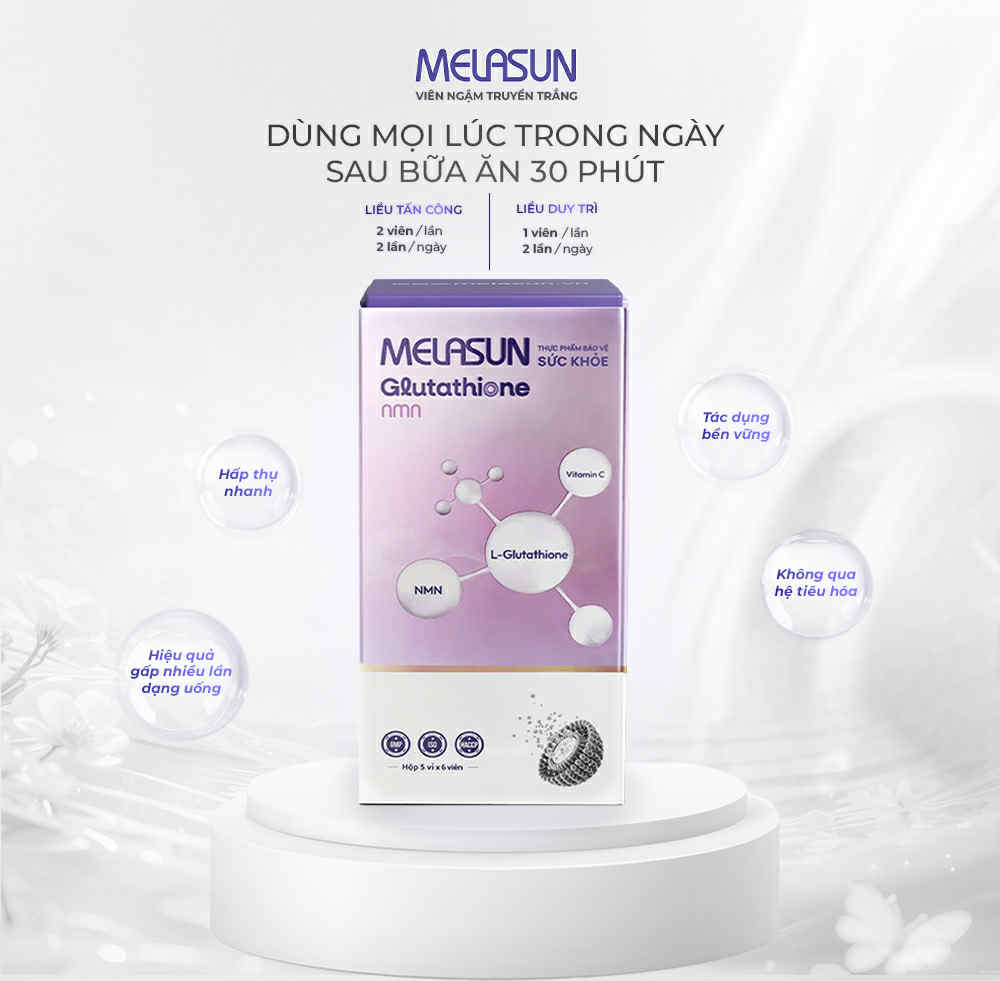 Da Xỉn Màu, Nám Sạm, Lão Hóa? Viên Ngậm Melasun Là Cứu Tinh Cho Làn Da Bạn