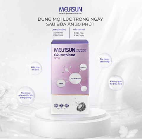 Da Xỉn Màu, Nám Sạm, Lão Hóa? Viên Ngậm Melasun Là Cứu Tinh Cho Làn Da Bạn