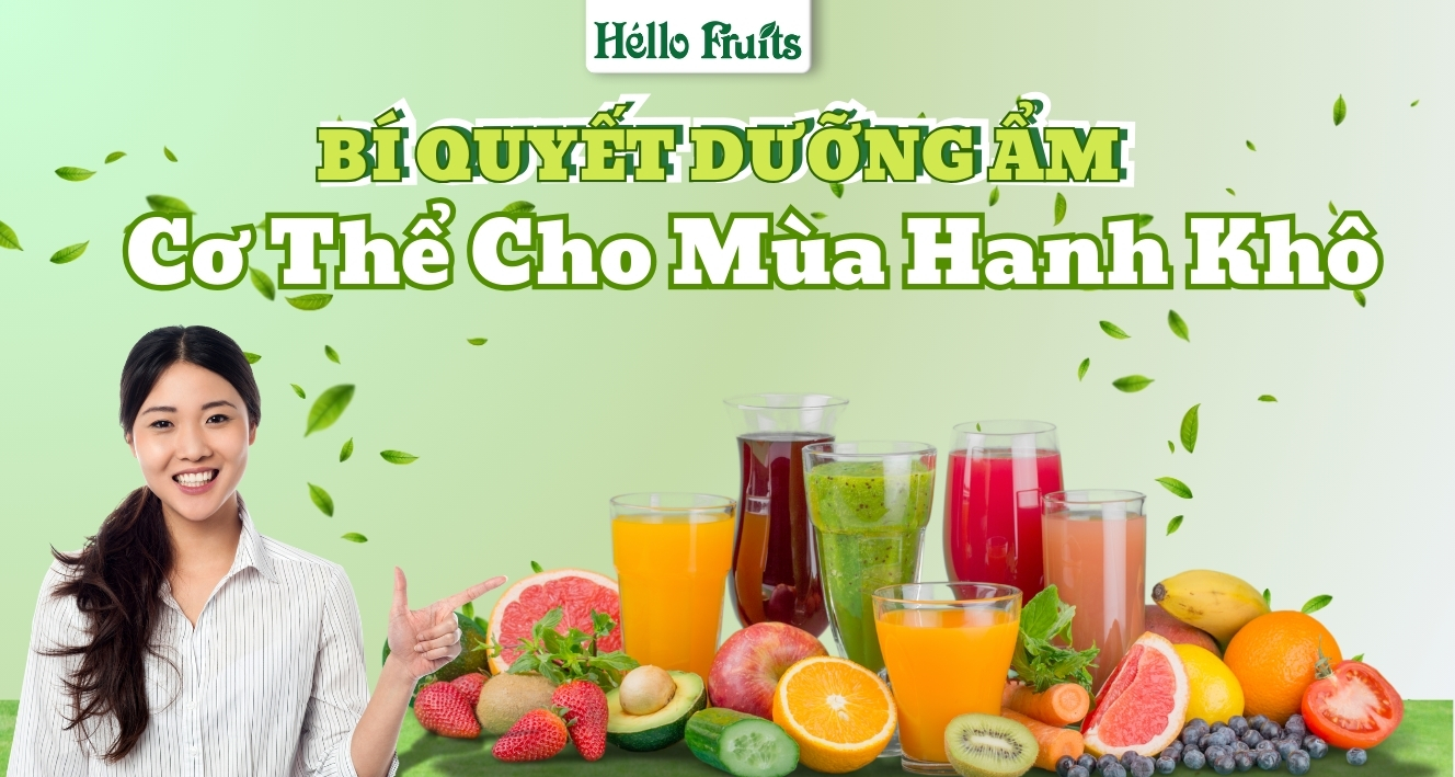 Bí Quyết Dưỡng Ẩm Cơ Thể Vào Mùa Hanh Khô