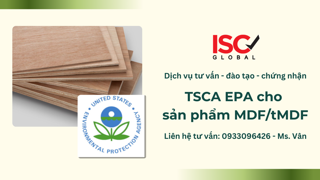 Tổng quan về TSCA EPA đối với sản phẩm MDF/tMDF
