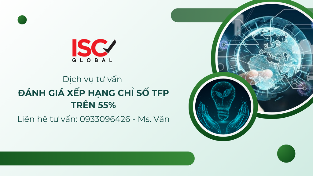 Dịch vụ tư vấn đánh giá xếp hạng chỉ số TFP trên 55%