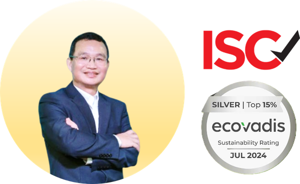 CÔNG TY TNHH TIÊU CHUẨN QUỐC TẾ ISC VIỆT NAM CHÍNH THỨC TRỞ THÀNH THÀNH VIÊN CỦA ECOVADIS