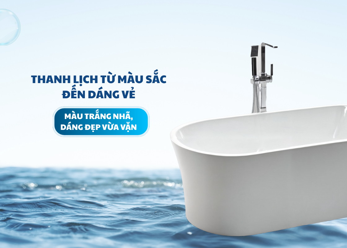 Bồn tắm MAAMO MA-2431 giọt nước thành mỏng