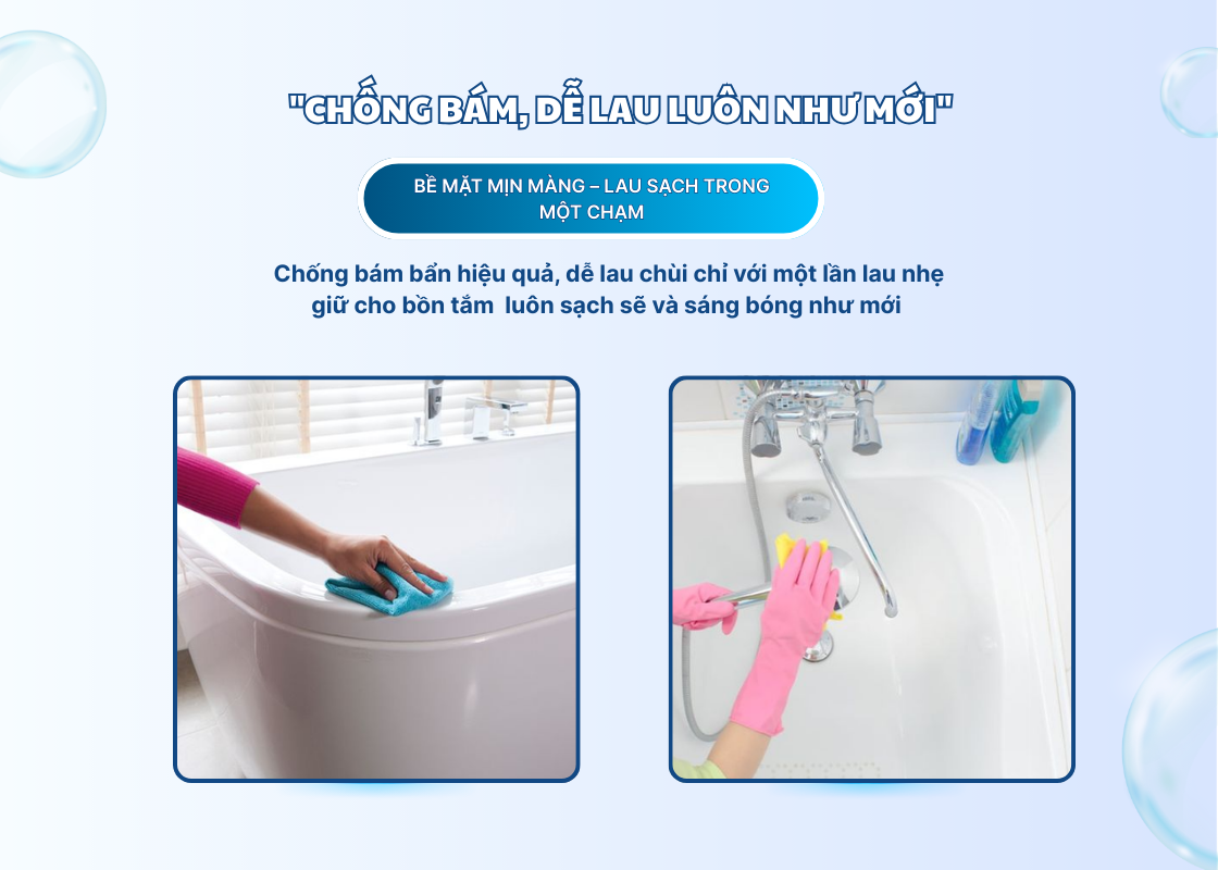 Bồn tắm MAAMO MA-2431 giọt nước thành mỏng
