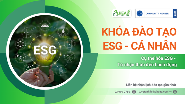 KHÓA ĐÀO TẠO ESG CHO CÁ NHÂN
