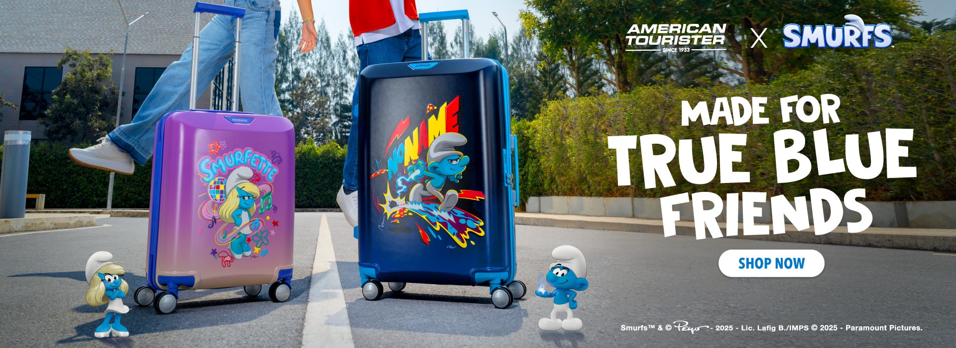 American Tourister X Smurfs