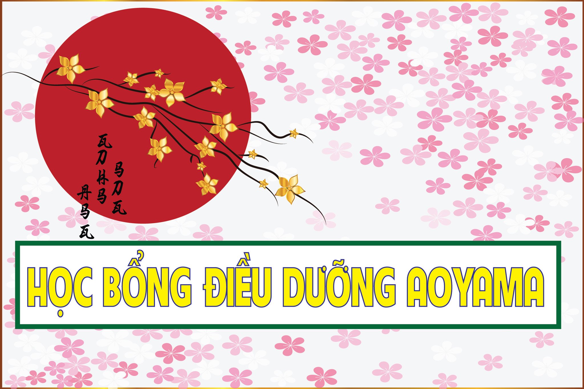 HỌC BỔNG TƯ NHÂN - HỌC BỔNG ĐIỀU DƯỠNG AOYAMA