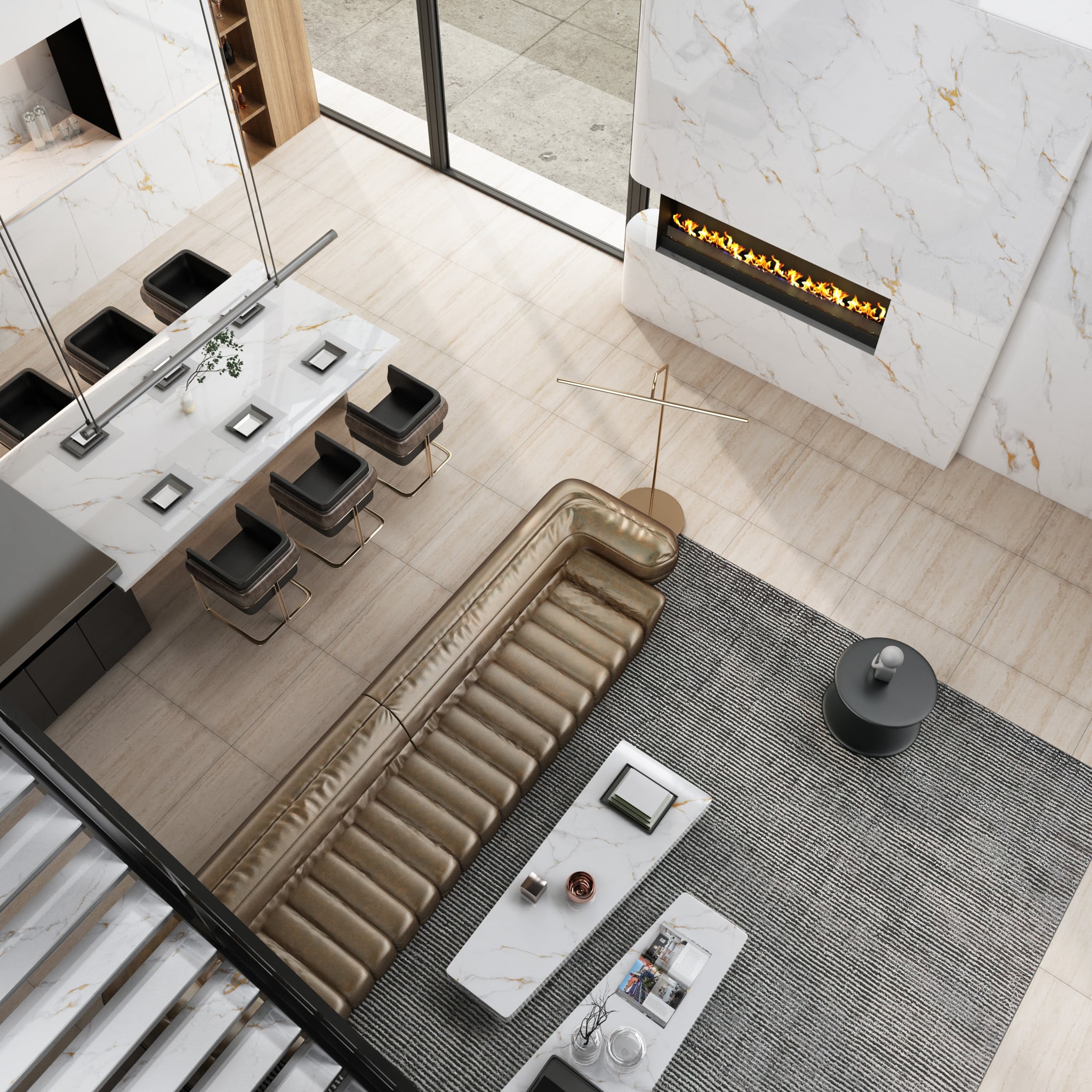 Dòng vân đá Travertine