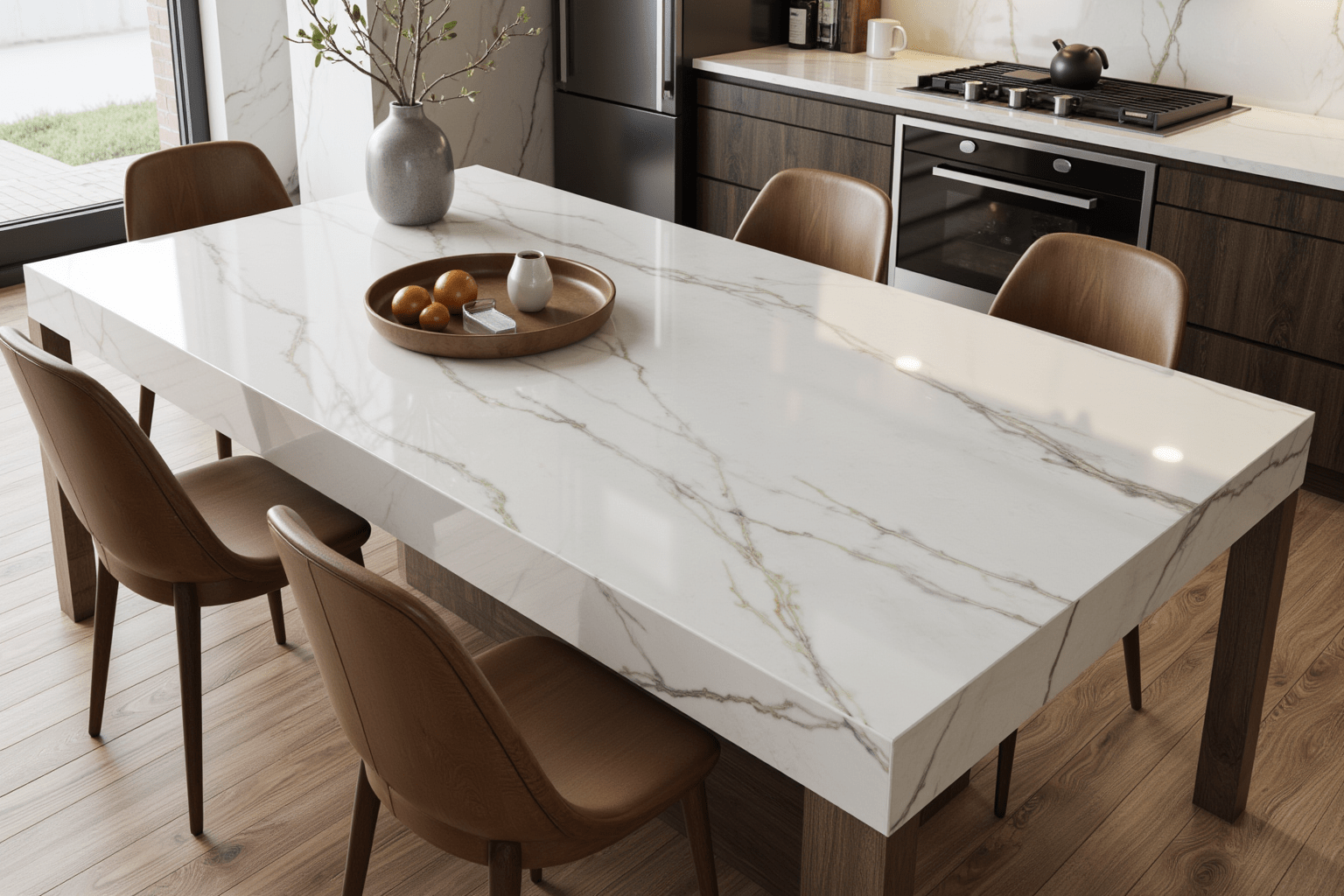 Enduring surface with superior heat resistance