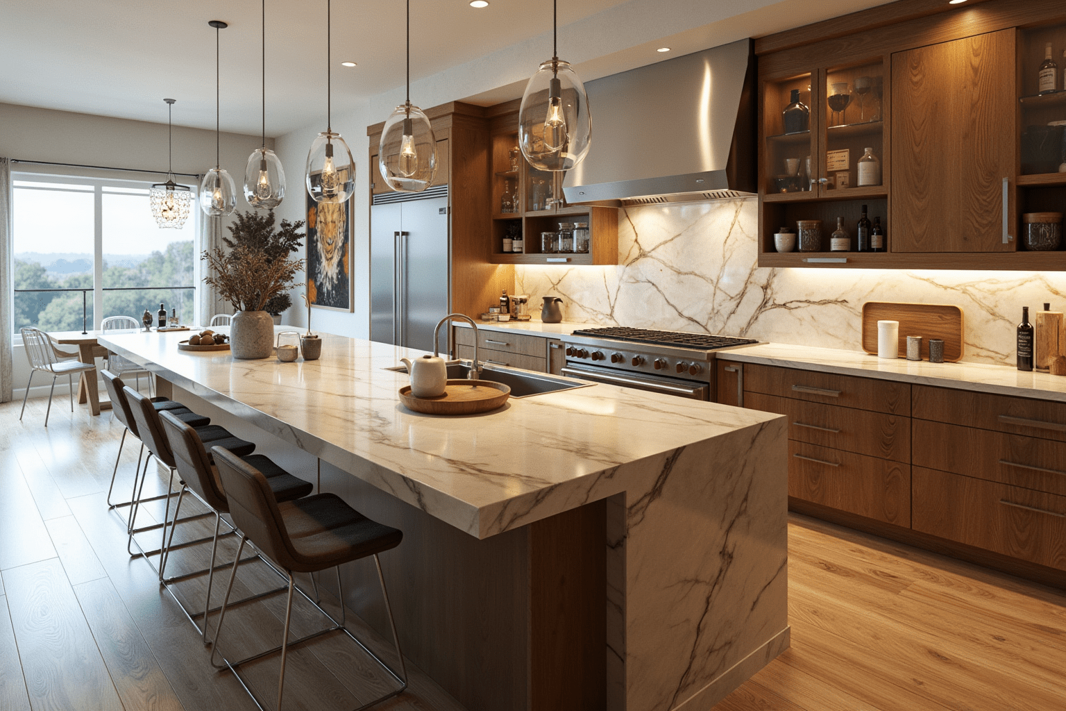 Luxurious, cozy kitchen