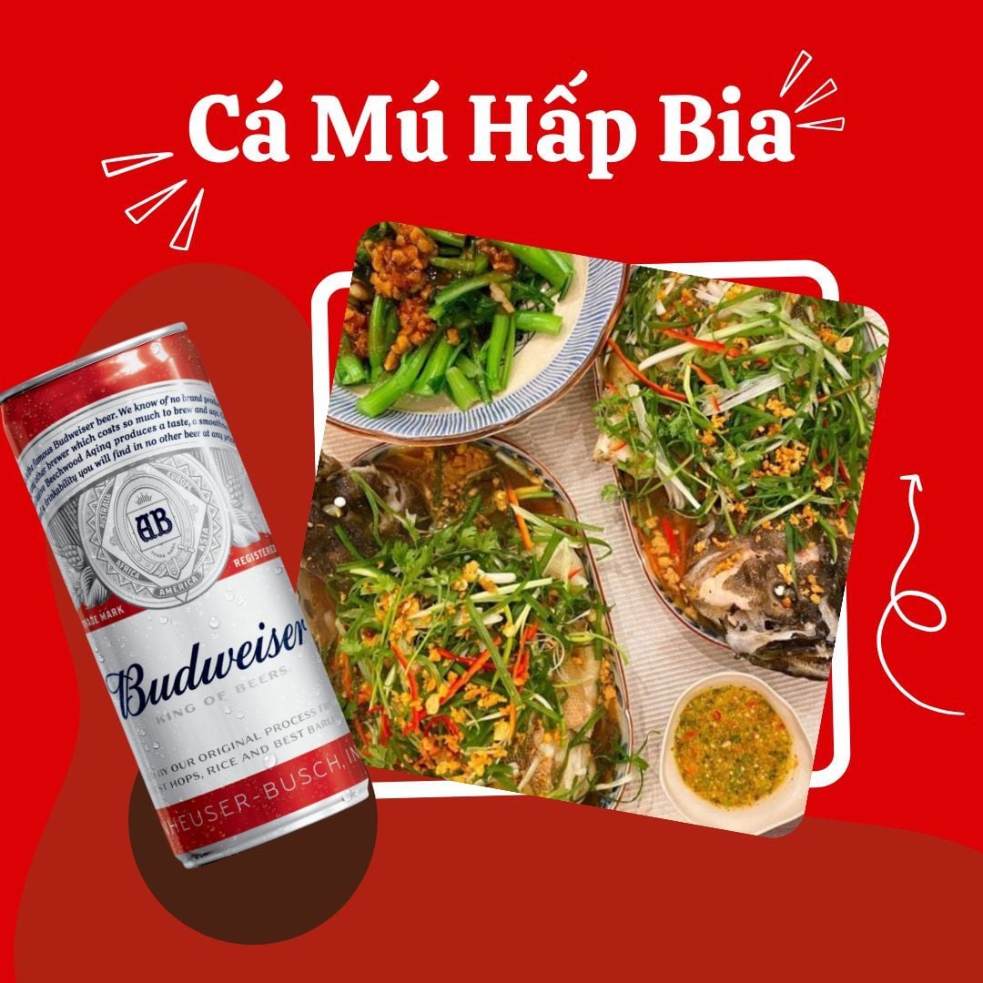 CÁCH LÀM MÓN CÁ MÚ HẤP BIA NGON NHẤT