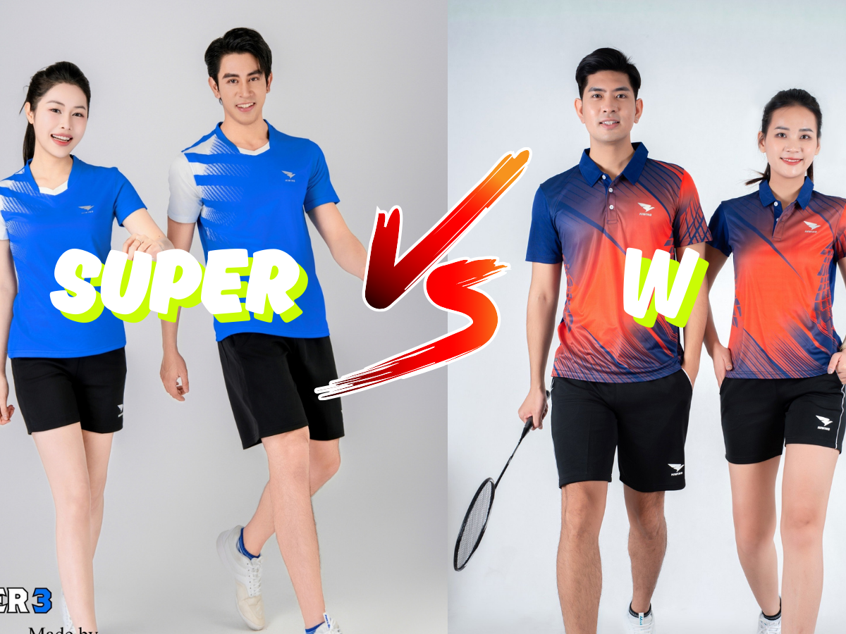 So sánh Mẫu áo Super và áo W của Hiwing: Đâu là lựa chọn tốt nhất cho đội bóng của bạn