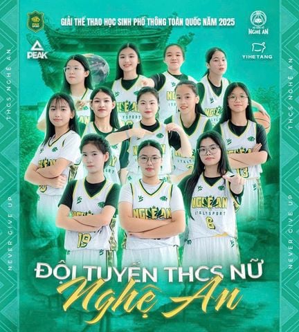 PEAK SPORT VIETNAM ĐỒNG HÀNH CÙNG GIẢI THỂ THAO HỌC SINH PHỔ THÔNG TOÀN QUỐC 2025 – KHỞI ĐẦU ẤN TƯỢNG CỦA ĐỘI TUYỂN NỮ NGHỆ AN, CHỜ ĐỢI MÀN RA QUÂN CỦA ĐỘI NAM