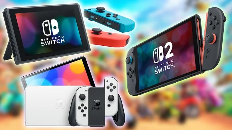 So sánh Nintendo Switch, Nintendo Switch oled và Nintendo Switch 2