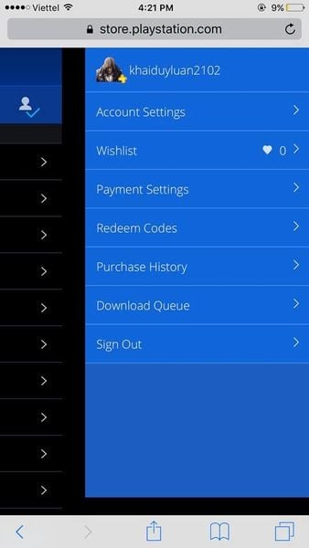 Hướng dẫn dùng thẻ visa để mua game trên PSN