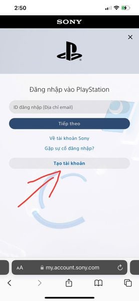 Hướng dẫn tạo tài khoản PSN