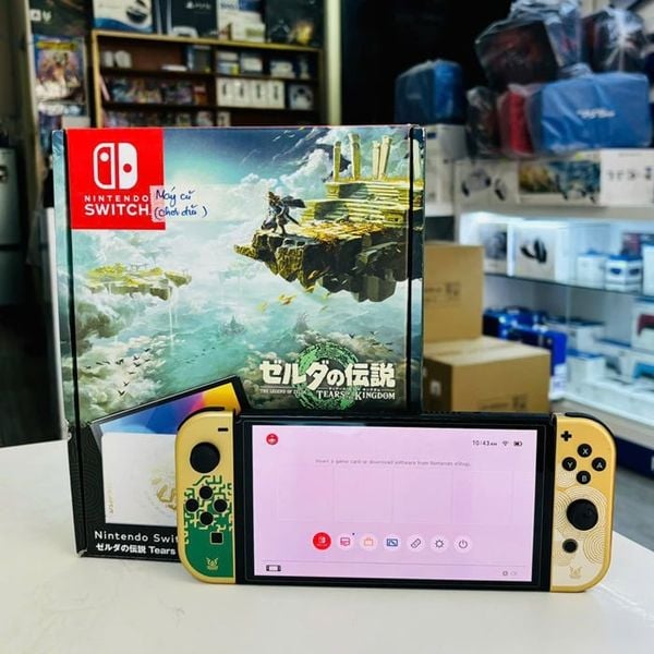 Máy Nintendo Switch Oled cũ ( Zelda edition )