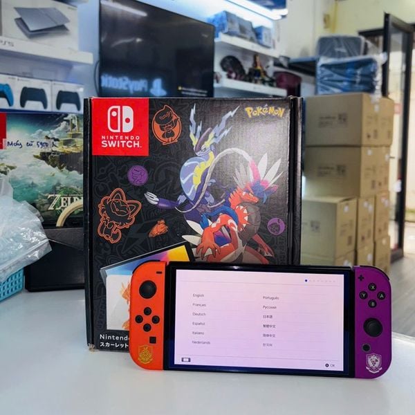 Máy Nintendo Switch Oled cũ ( Pokemon )