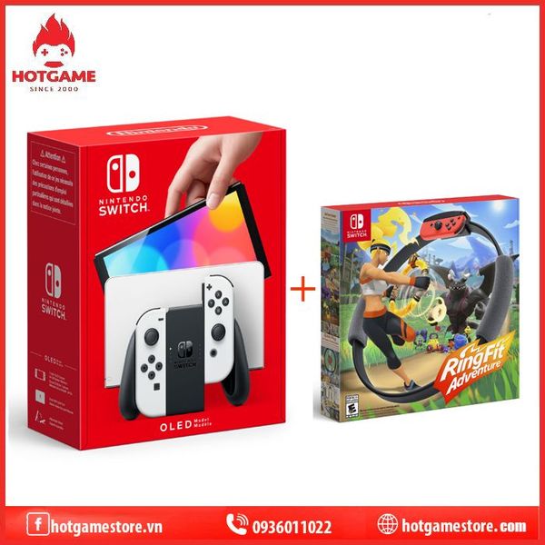 Máy Nintendo Switch Oled kèm Ring Fit
