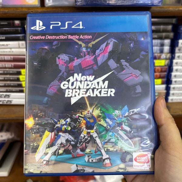 New gundam breaker Đĩa game ps4 mới nguyên seal