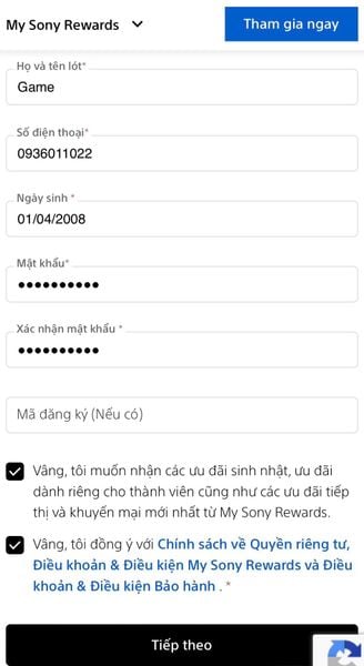 Hướng dẫn đăng kí My Sony để lấy thêm 1 năm bảo hành PS5