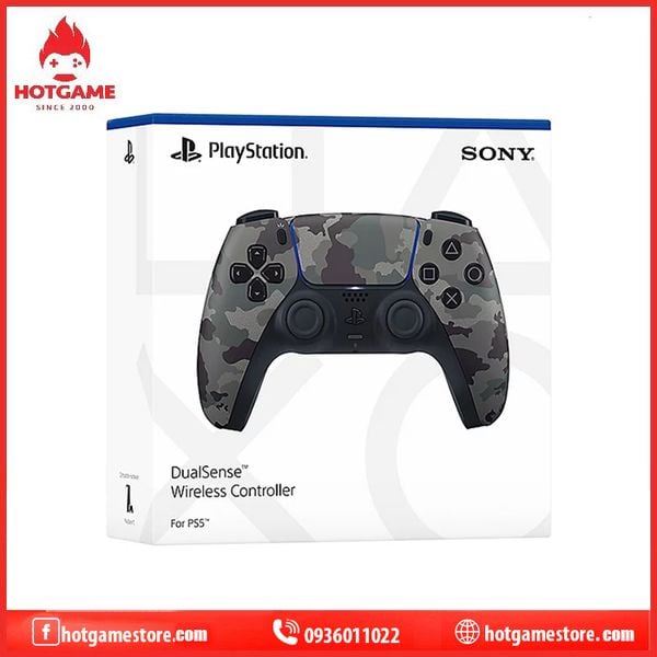 Tay cầm Ps5 camo ( nhập khẩu )
