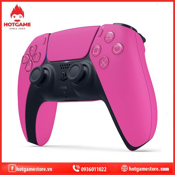 Tay cầm Ps5 màu hồng ( nhập khẩu )