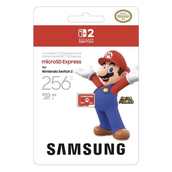 Thẻ nhớ Samsung microSD Express 256GB cho Nintendo Switch 2