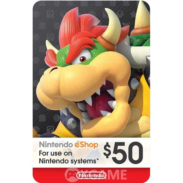 Thẻ Nintendo Eshop 50$