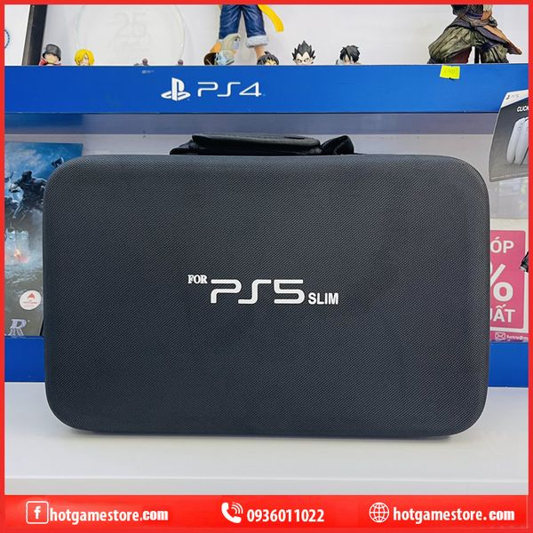 Vali PS5 slim màu đen