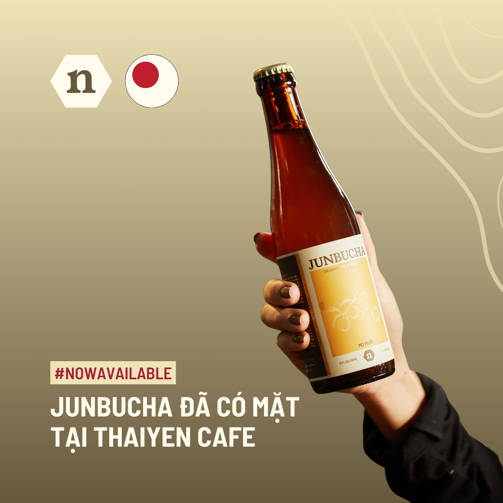 Junbucha có mặt tại hệ thống Thai Yen Cafe