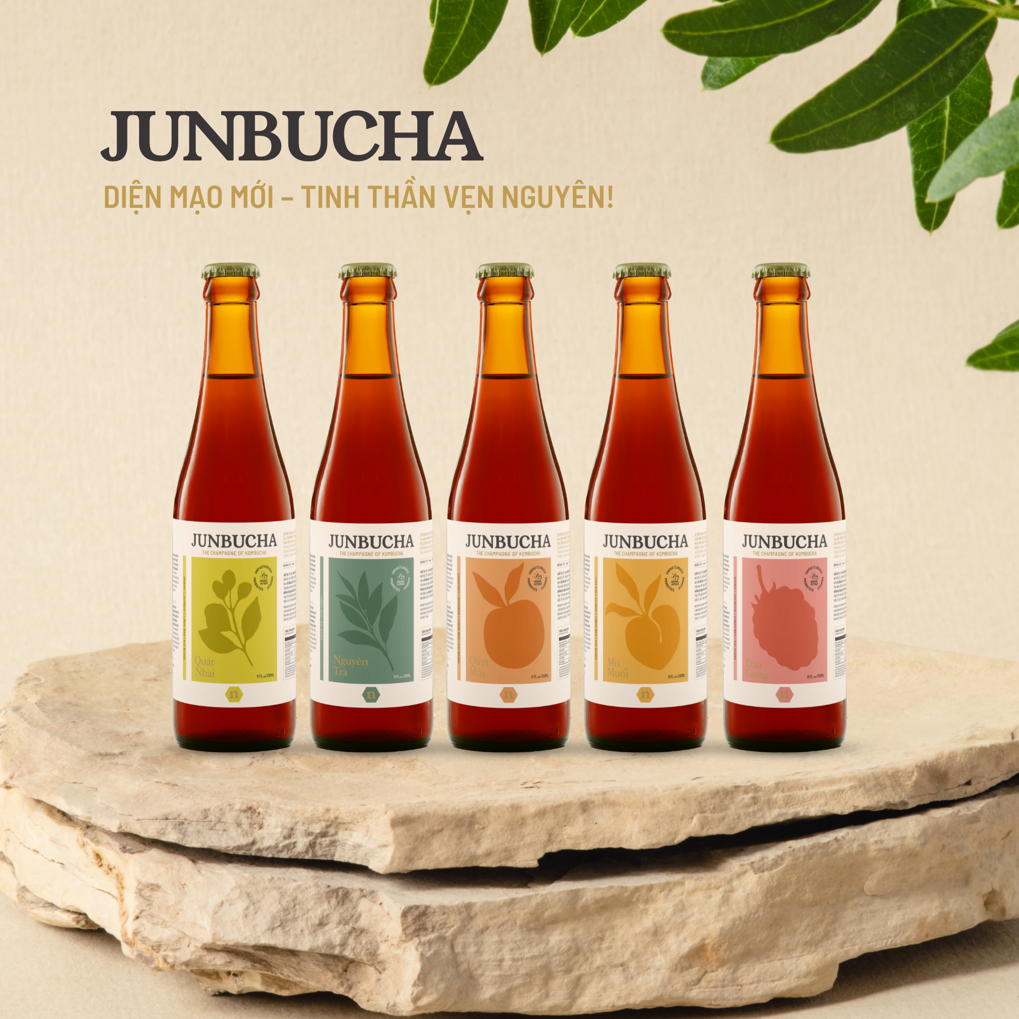 Junbucha ra mắt bộ nhận diện mới!