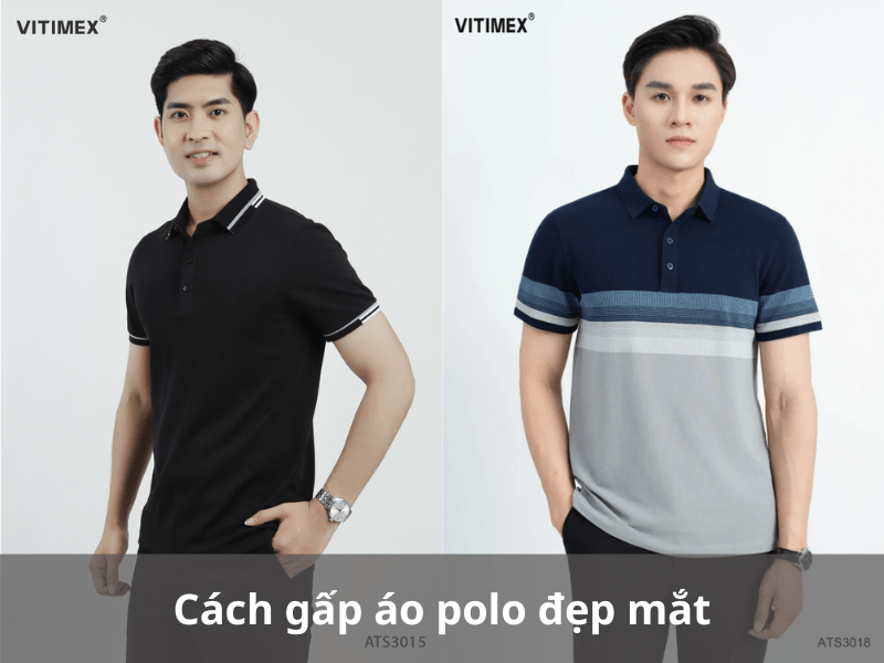 Cách gấp áo polo đẹp mắt