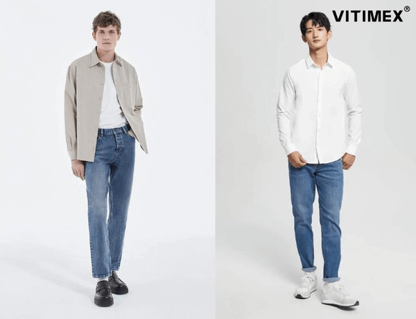 Quần jean nam hàng hiệu: hướng dẫn chọn & phối đồ thời thượng