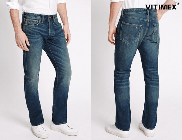 Quần jean nam hàng hiệu: hướng dẫn chọn & phối đồ thời thượng