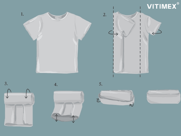 Cách gấp áo polo đẹp mắt